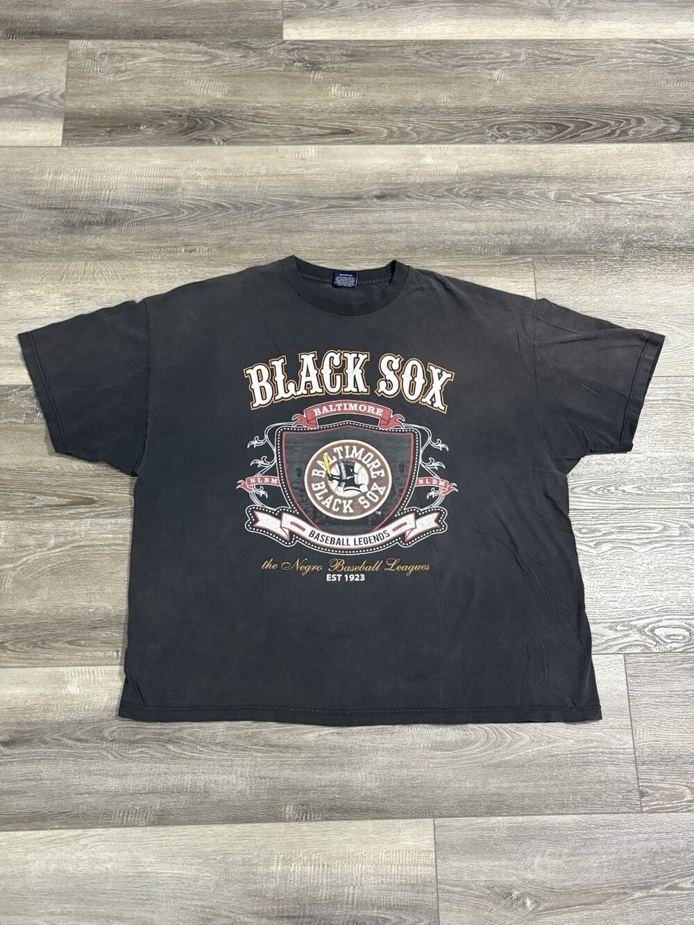 BigBoy Negro Baseball Leagues Baltimore Black Sox Shirt Retro - Men’s XXXL 3XL